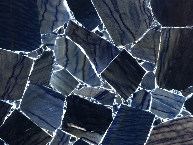 Blue Aventurine Agate Gemstone Slab