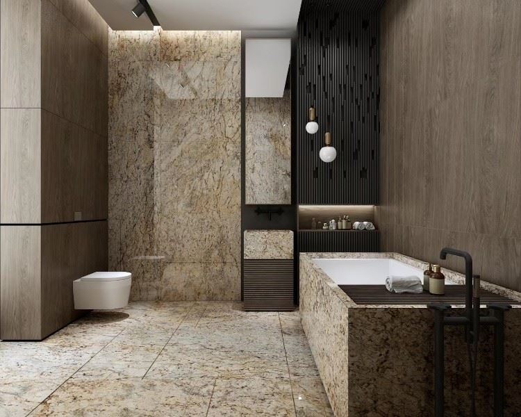 Giallo Fiorito Granite floor Giallo Fiorito Granite floor