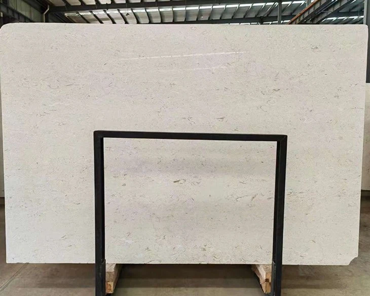 beige marble slab