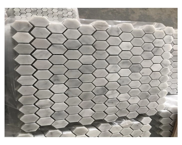 white and grey mosaic