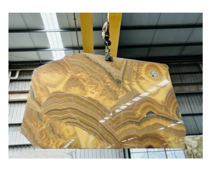 Yellow Orange Onyx Slabs
